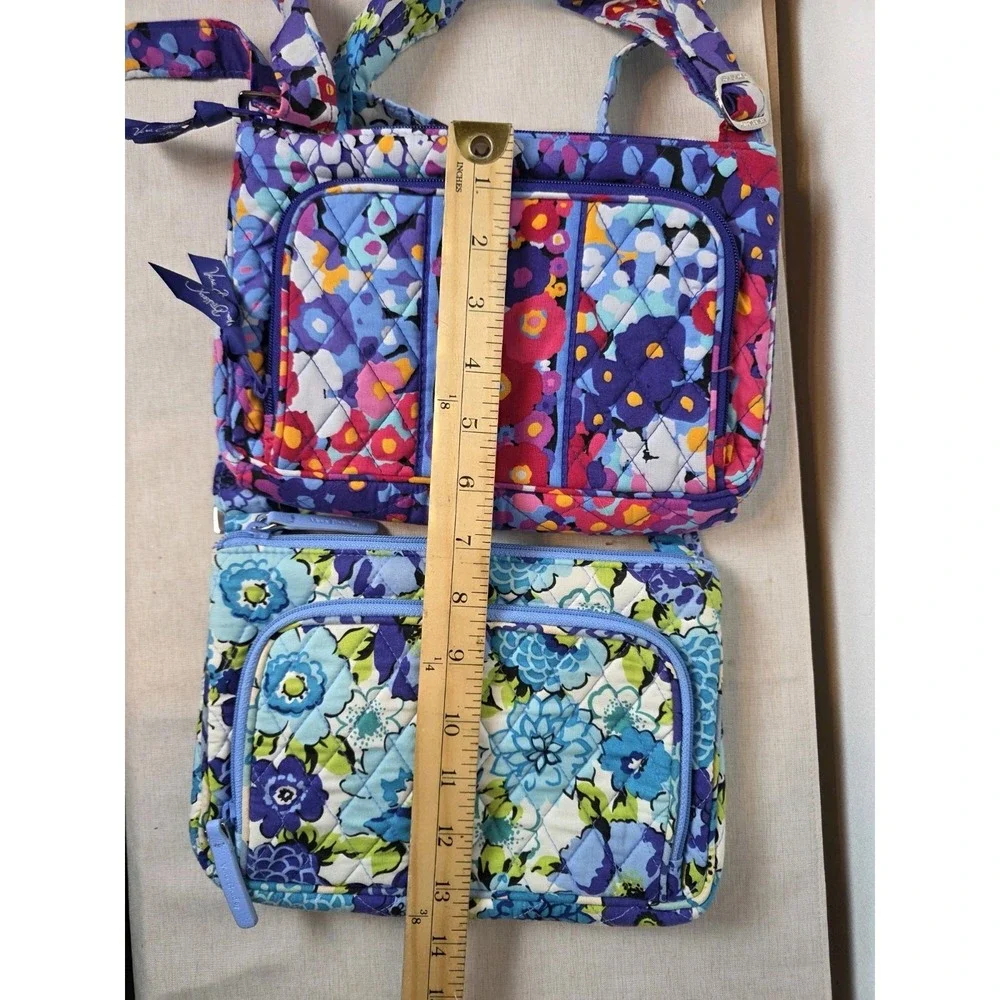 Vera Bradley Floral Crossbody Bag Purse 7